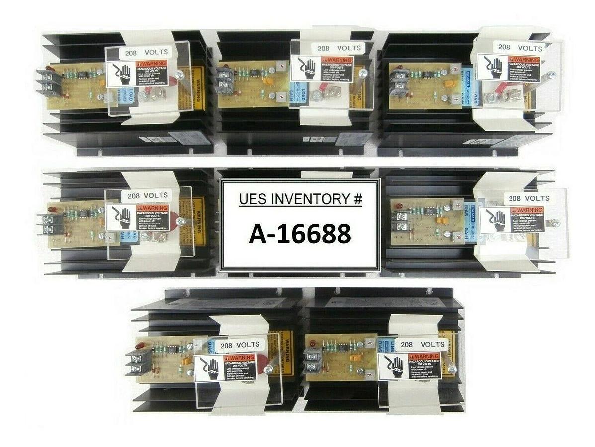 Used Halmar Robicon 22159 SSR Power Control Panel 115Z-C Reseller Lot of 8 Working