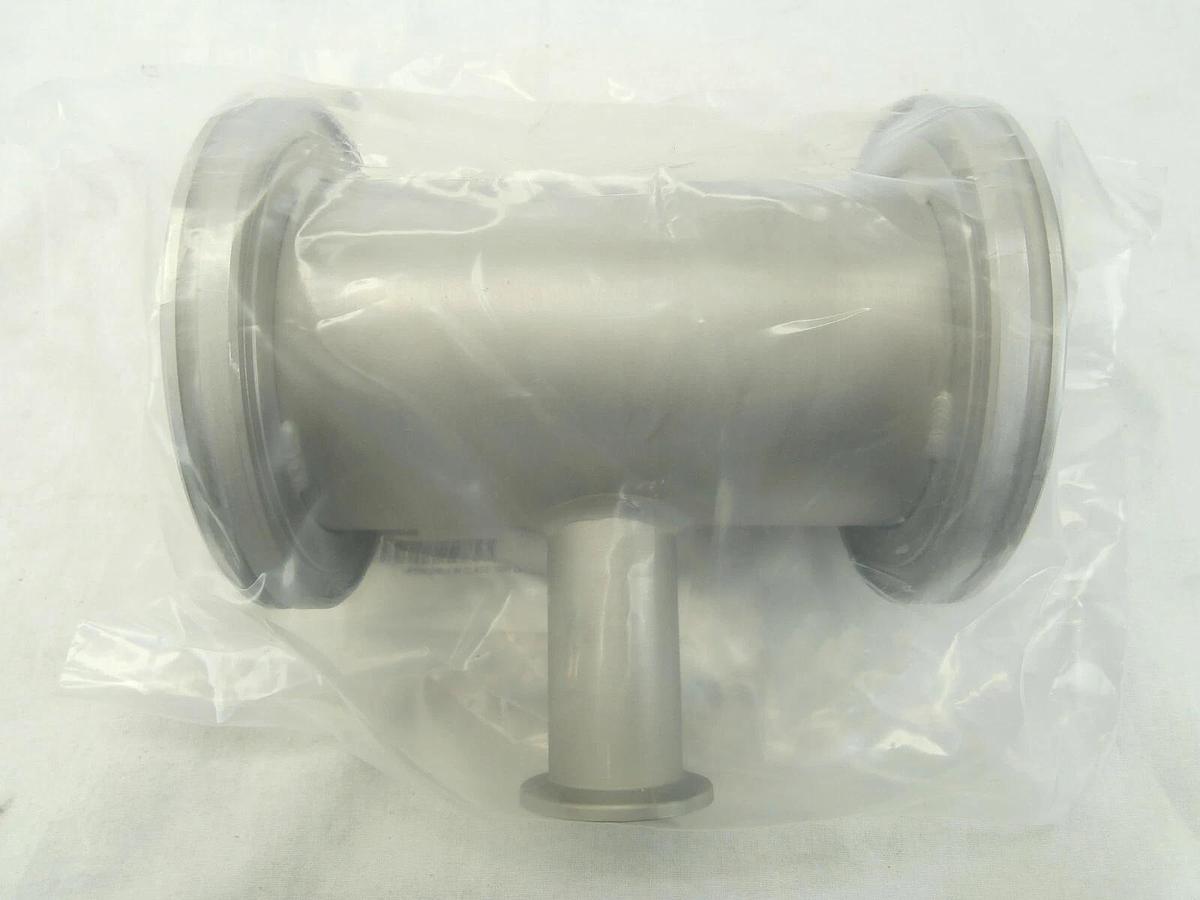 Refurbished Edwards B4138 High Vacuum Tube Tee ISO80 ISO-K NW25 iQDP Series Refurbished