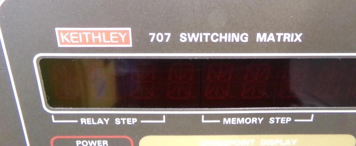 Used Keithley 707 Switching Matrix Mainframe with 7172 8x12 Low Current Working