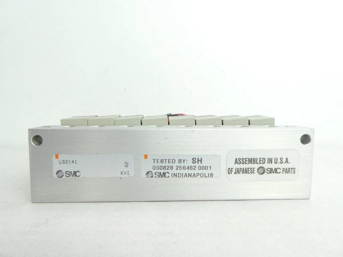 SMC US2141 8 Station Pneumatic Manifold ASM 4621304-0001 Lot of 7 New Surplus