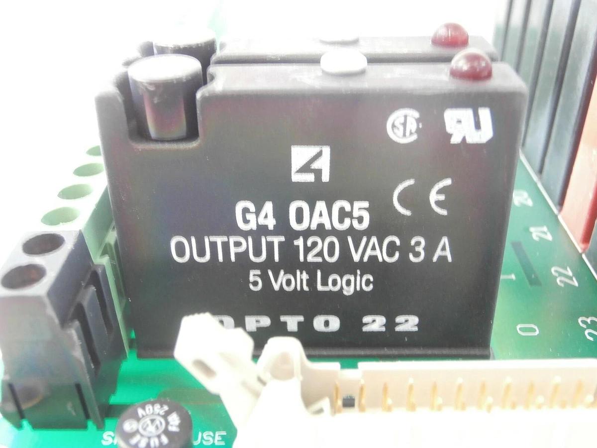 Used Opto 22 G4PB24 24-Channel Field Control I/O Module PCB 005131D 0AC5 IDC5 As-Is