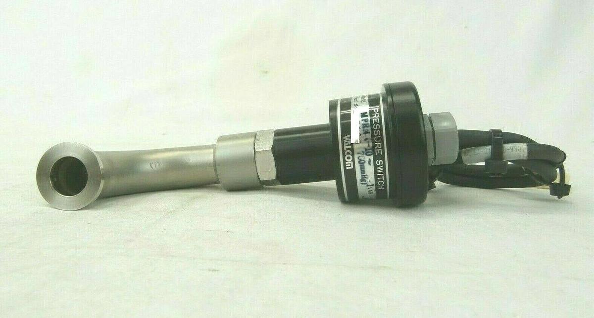 Used Valcom MPRN-(-10~760mmHg)-1VAO-4-TL Pressure Switch TEL ID86-003510-15 Used