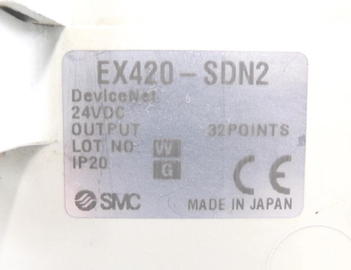 Used SMC VV5Q11-16-X1600V 16-Port Manifold EX420-SDN2 AMAT Lot of 2 Working