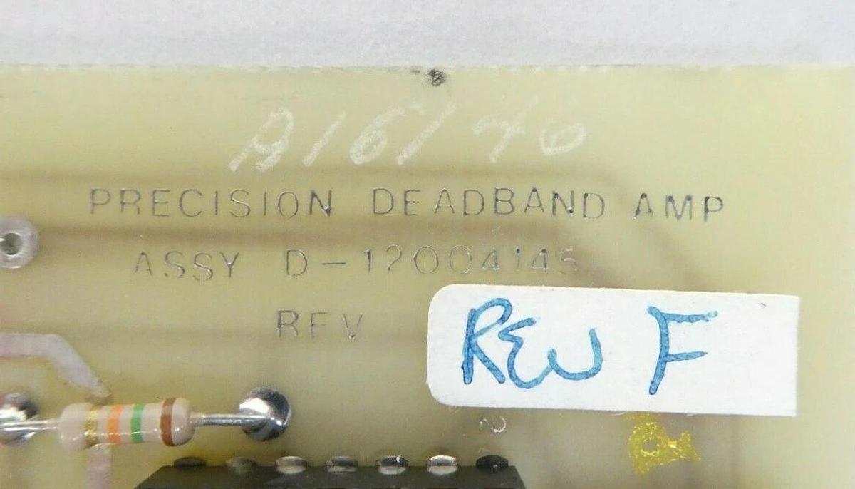 Used Varian Semiconductor VSEA D12004145 Precision Deadband Amp PCB Card Working
