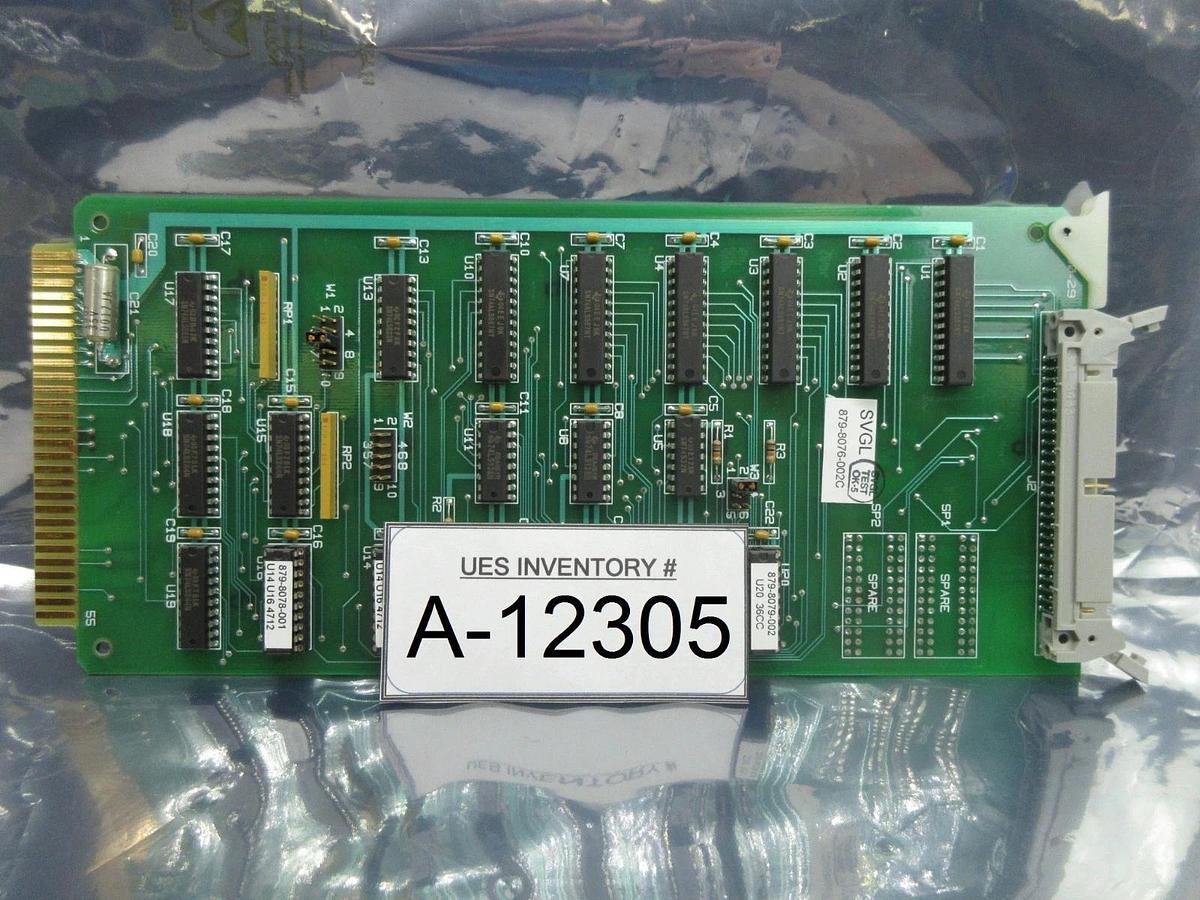Used SVG Silicon Valley Group 879-8076-002 Processor Board PCB Card Rev. C 90S Used
