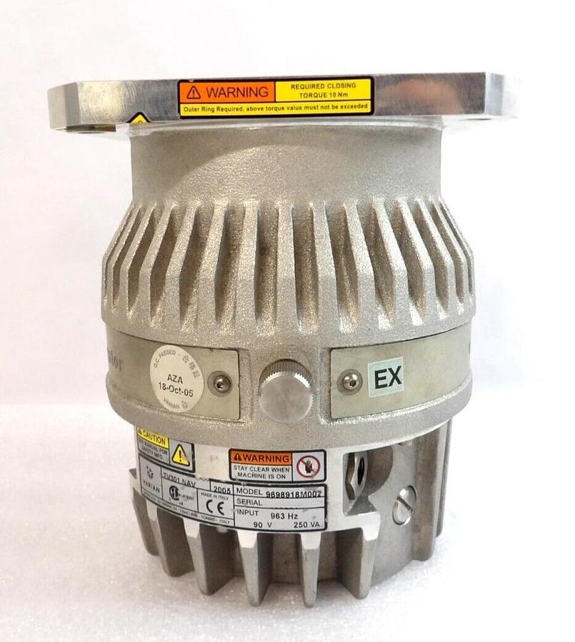 Used TV-301 NAV Navigator Varian 9698918M002 Turbomolecular Pump Turbo Tested Working