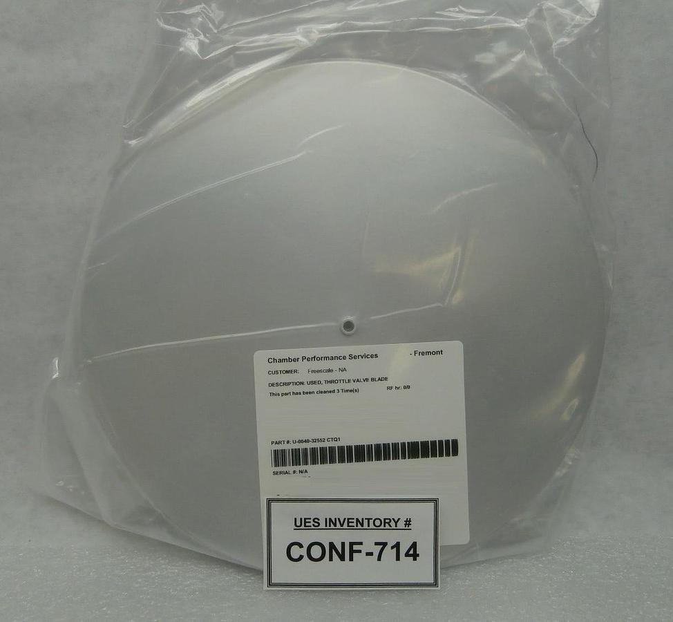 Used AMAT Applied Materials 0040-32552 Throttle Valve Blade Refurbished