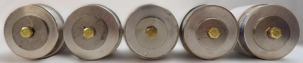 Used Meiden 12110017 12110035 Variable Vacuum Capacitor Lot of 5 Working