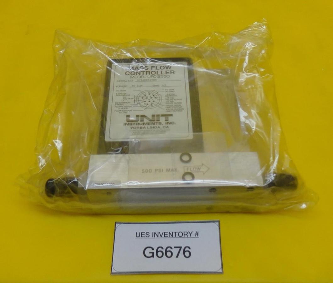 Unit Instruments UFC-2550 Mass Flow Controller MFC 2500 30 SLM H2 New