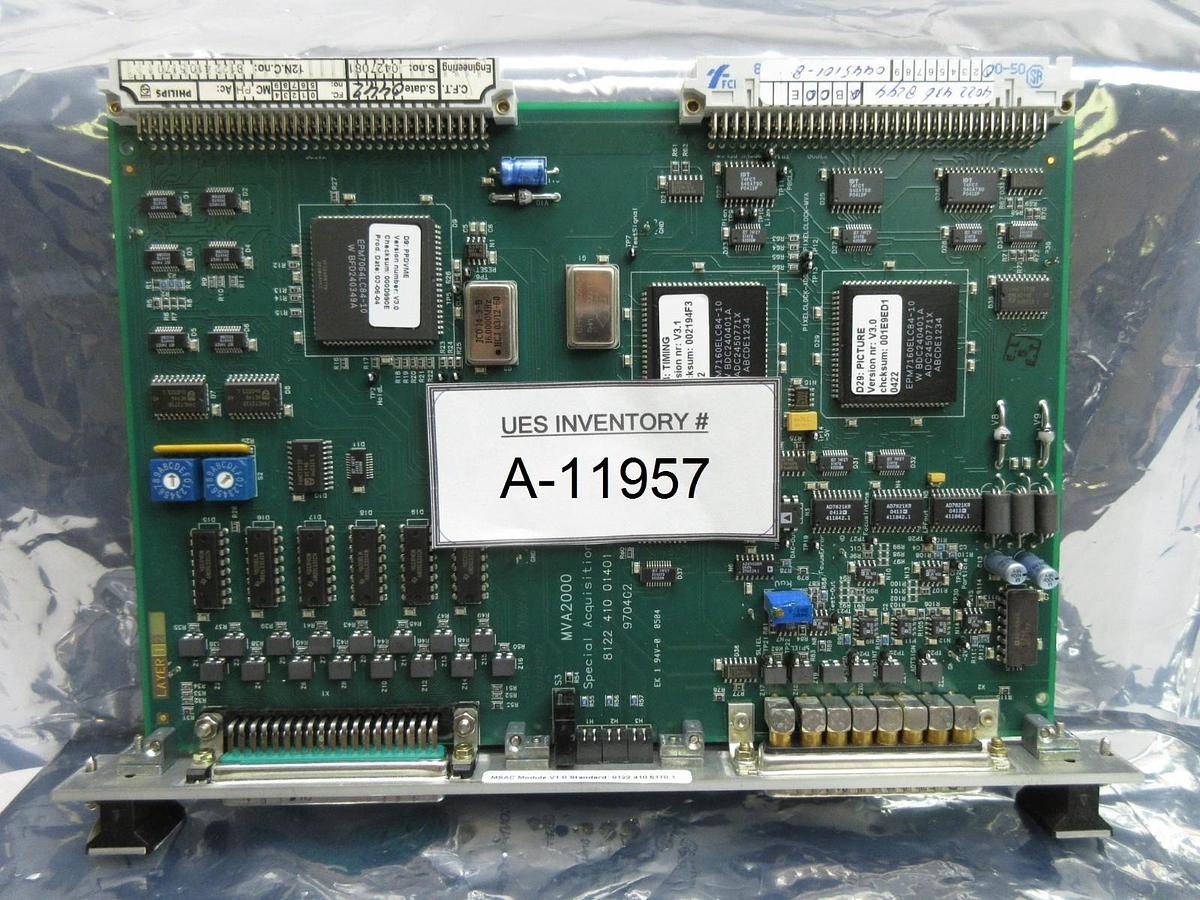 Used Philips 8122 410 01401 Special Acquisition Card MVA2000 Nikon NSR-S204B Used