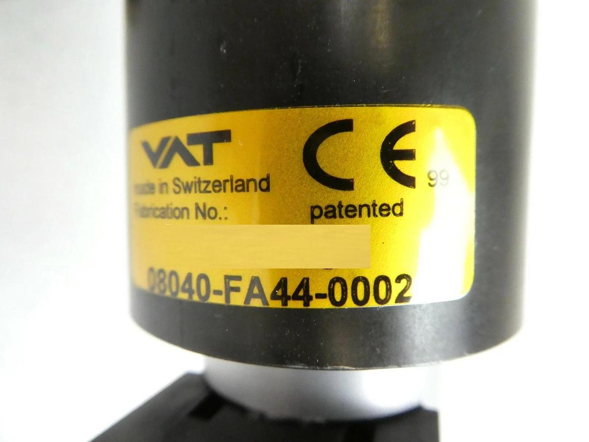 Refurbished VAT 08040-FA44-0002 Insertable Gate Valve Series 08 Varian XC370067 Refurbished