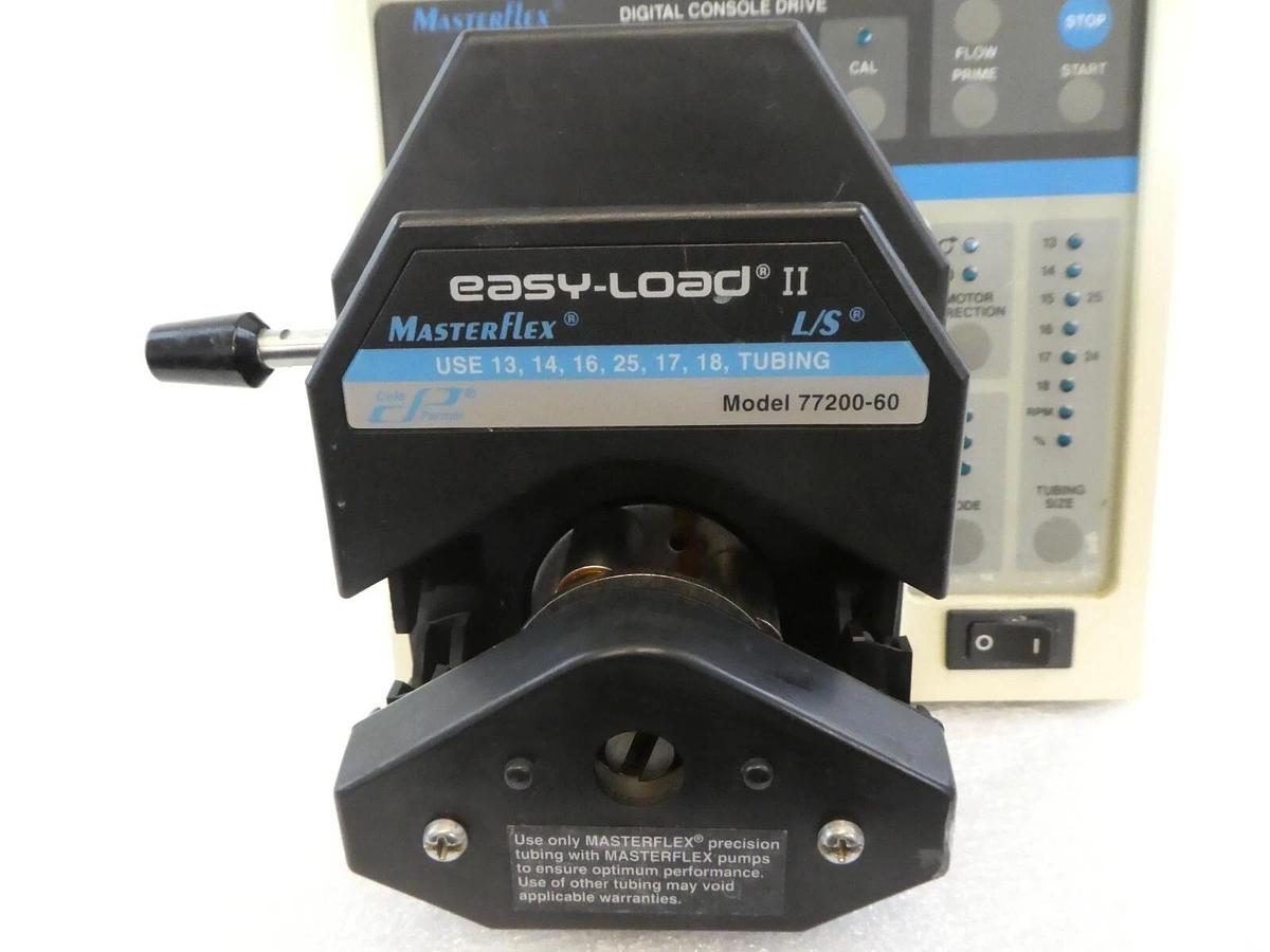 Used Cole-Parmer 7523-20 Digital Drive MasterFlex L/S 77200-60 Easy-Load II Working