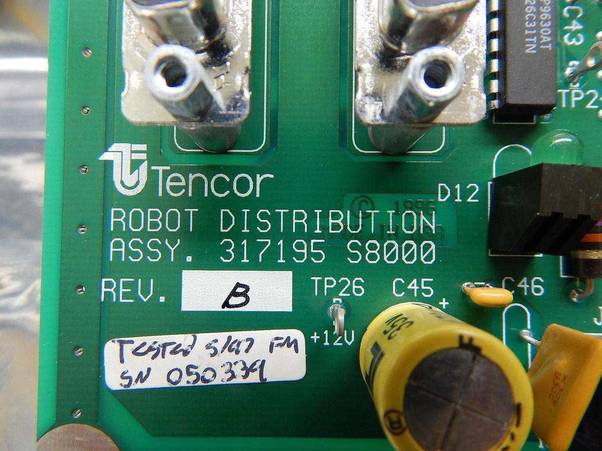 Used Tencor Instruments 317195 Robot Distribution S8000 Board PCB KLA AIT I Used