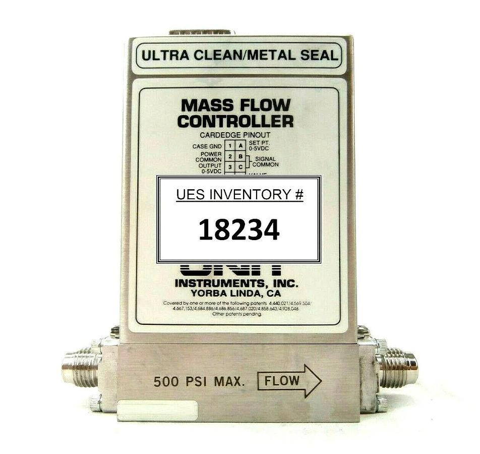 Used UNIT Instruments UFC-8160 Mass Flow Controller MFC 200 SCCM BCl3 Working Spare