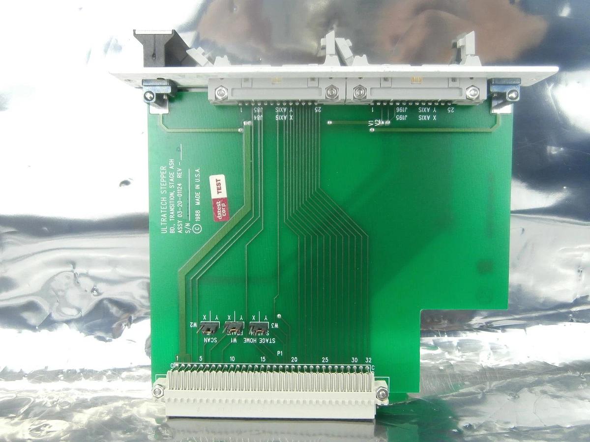 Used Ultratech Stepper 03-20-01124 Transition Y Stage ASH PCB Card Rev. D Titan Used