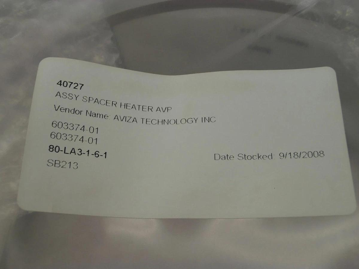 Used Aviza Technology 603374-01 Heater Burn-In Plug Spacer Assembly Used Working
