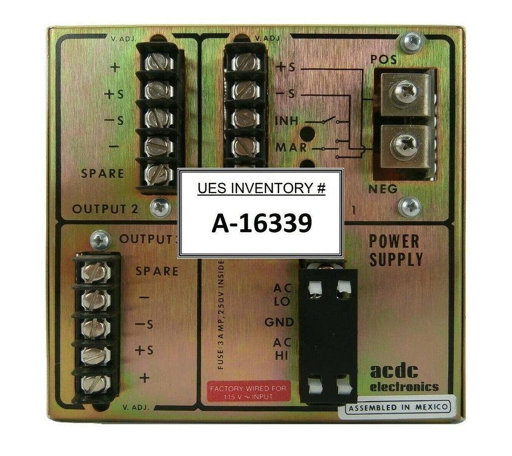 Used ACDC Electronics RT102-1 Power Supply Astec KLA Instruments 2132 Working Spare