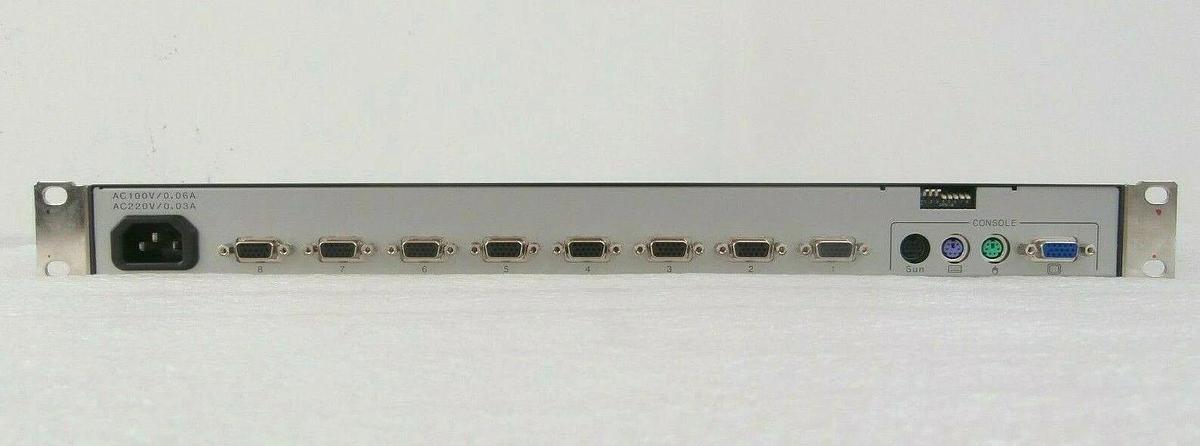 Used Fujitsu NC14004-B082 8-Port Intelligent KVM Switch FS-1008MT Advantest T2000