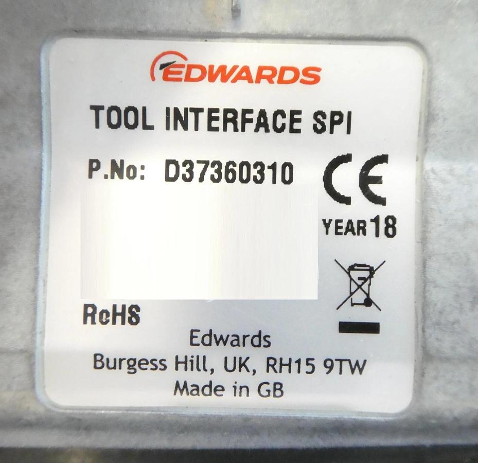 Used Edwards D37360310 Micro Tool Interface SPI Working Surplus
