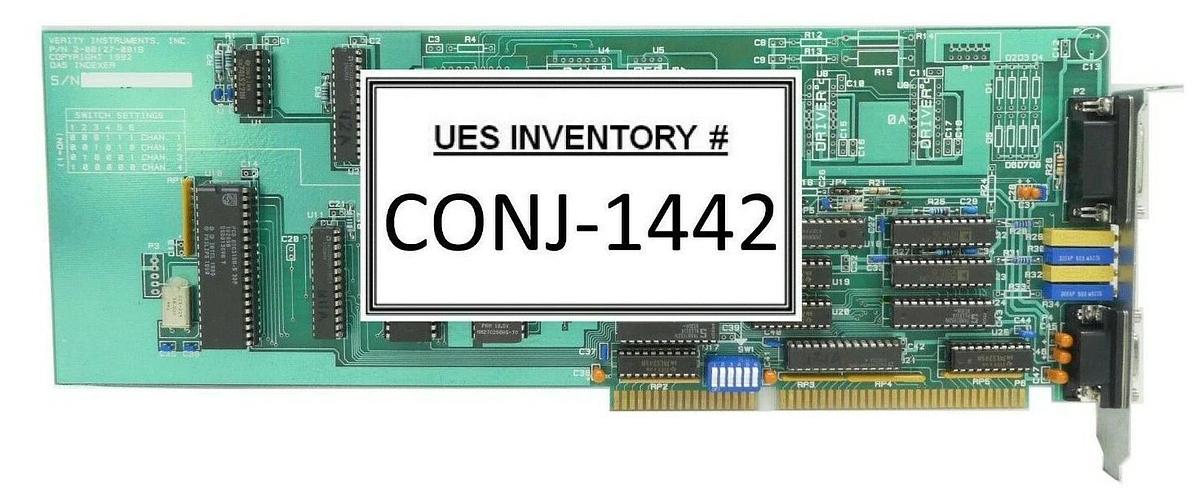 Used Verity Instruments 2-00127-001B Endpoint Detector PCB Card DAS Indexer Working
