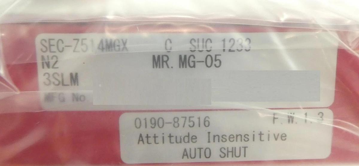 Horiba STEC SEC-Z514MGX Mass Flow Controller MFC Z500 3 SLM N2 New Surplus