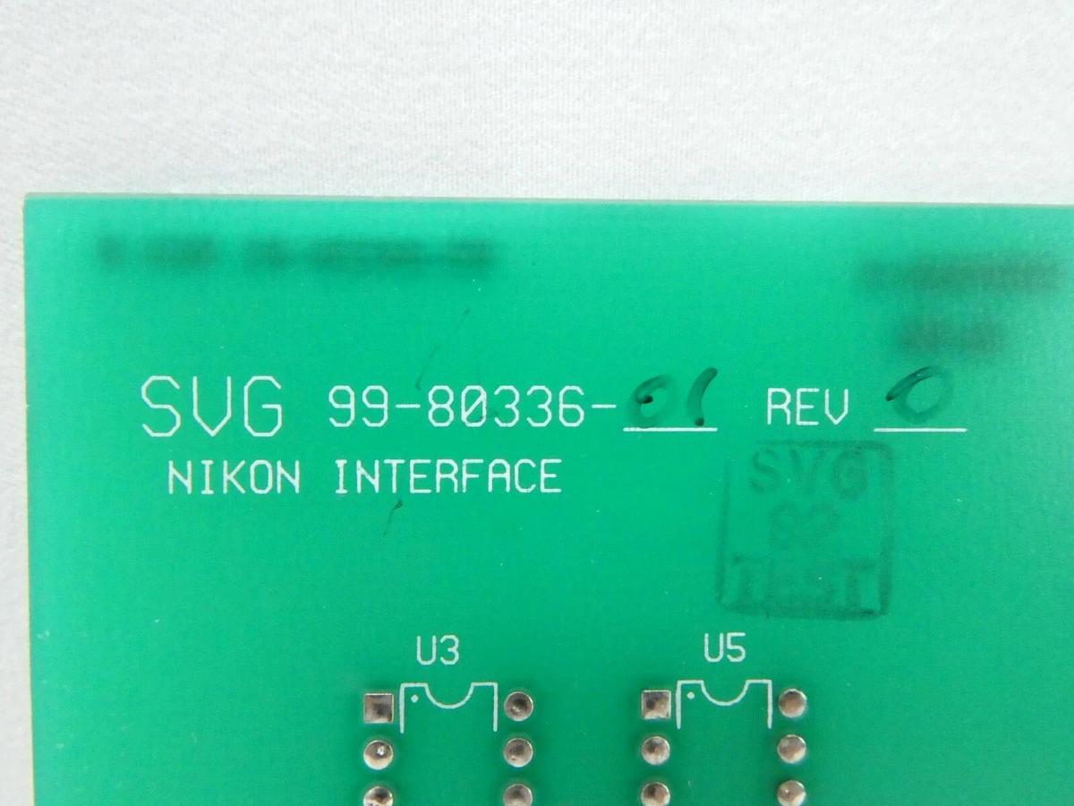 Used SVG Silicon Valley Group 99-80306-01 Nikon Interface Board PCB 90S DUV Working