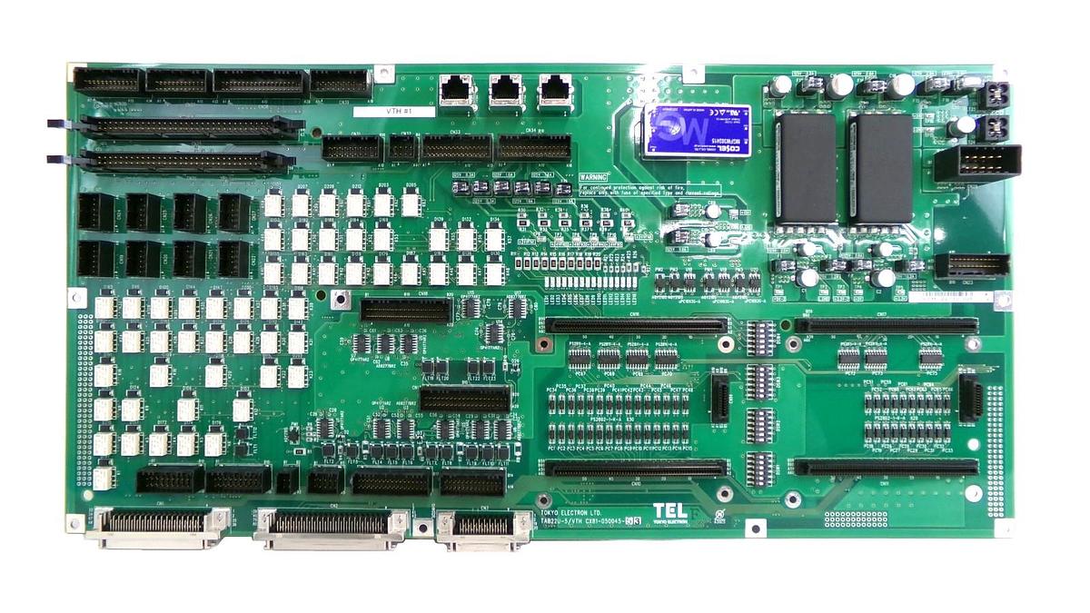 TEL Tokyo Electron CX81-050045-53 PCB Assembly TAB22U-5/VTH New
