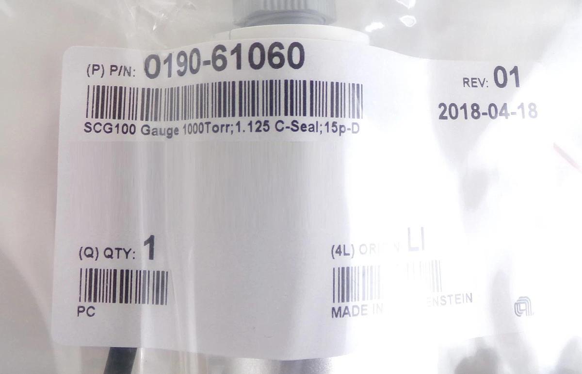 AMAT Applied Materials 0190-61060 Pressure Gauge SCG100 New