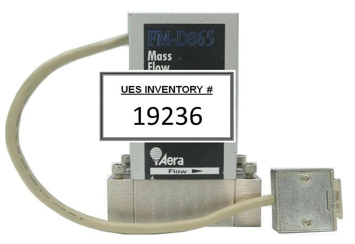 Used Aera TC FM-D865Y-BF Mass Flow Meter MFC FM-D865 200 SCCM SiH2Cl2 Working Spare