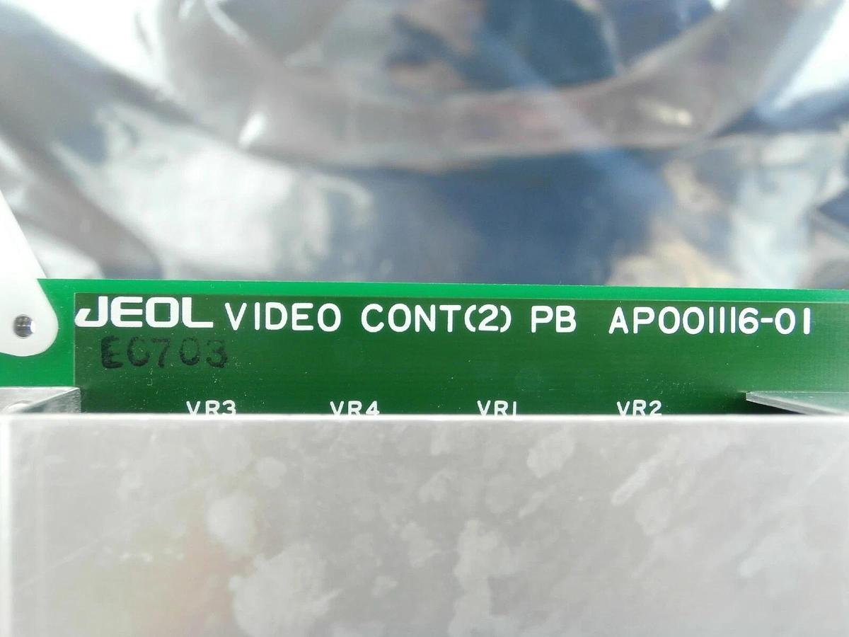 Used JEOL AP001116-01 Processor Board PCB Card VIDEO CONT(2)PB TN JSM-6400F Used