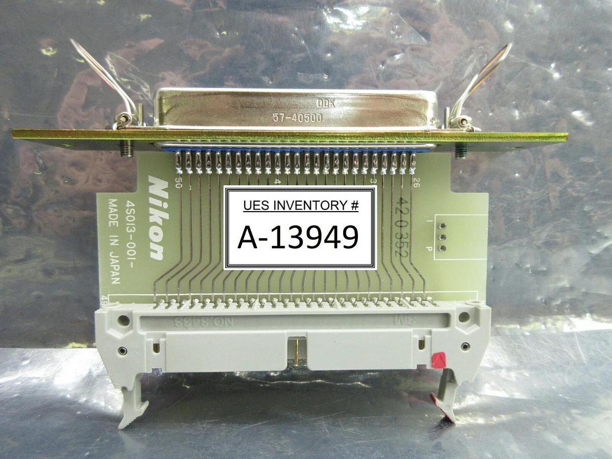 Used Nikon 4S013-001 Interface Board PCB NSR-1755G7A Step-and-Repeat G-Line Used