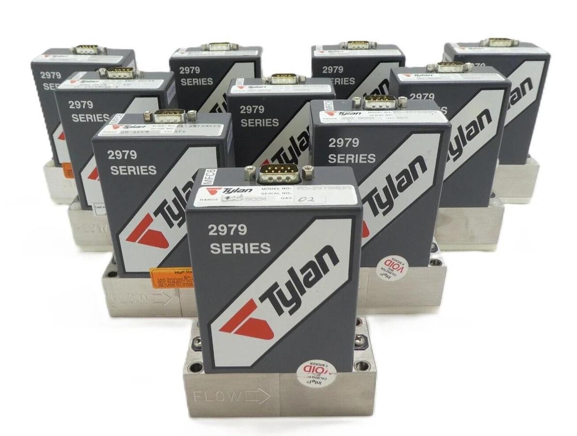 Used Tylan FC-2979MEP5 Mass Flow Controller MFC Reseller Lot of 10 Working Surplus