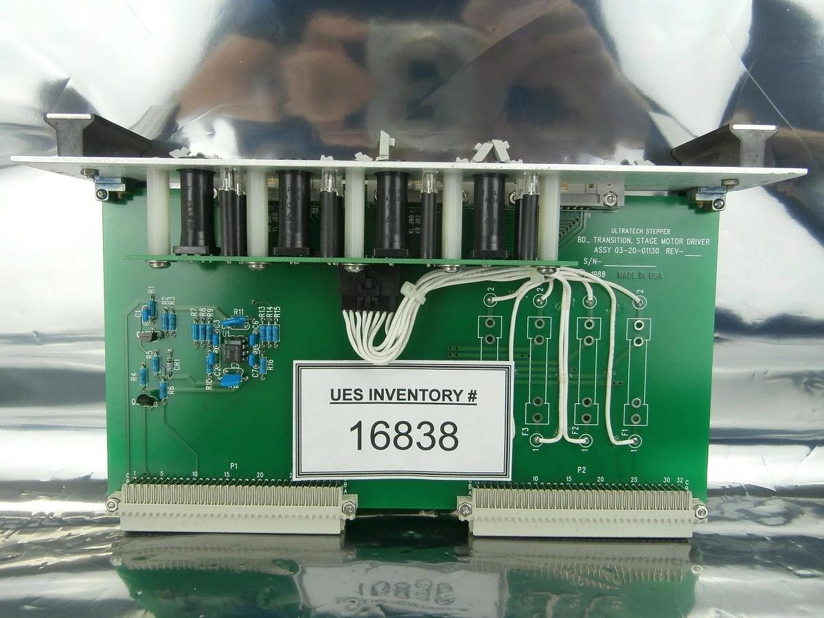 Used Ultratech Stepper 03-20-01130 Transition Stage Motor Driver PCB Card Left Y