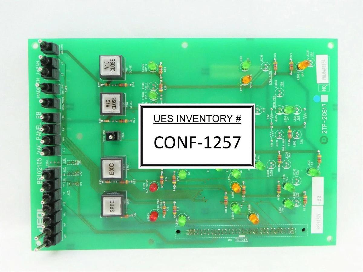 Used JEOL BP102105 VAC PANEL PB Board PCB JWS-2000 SEM System Working Spare