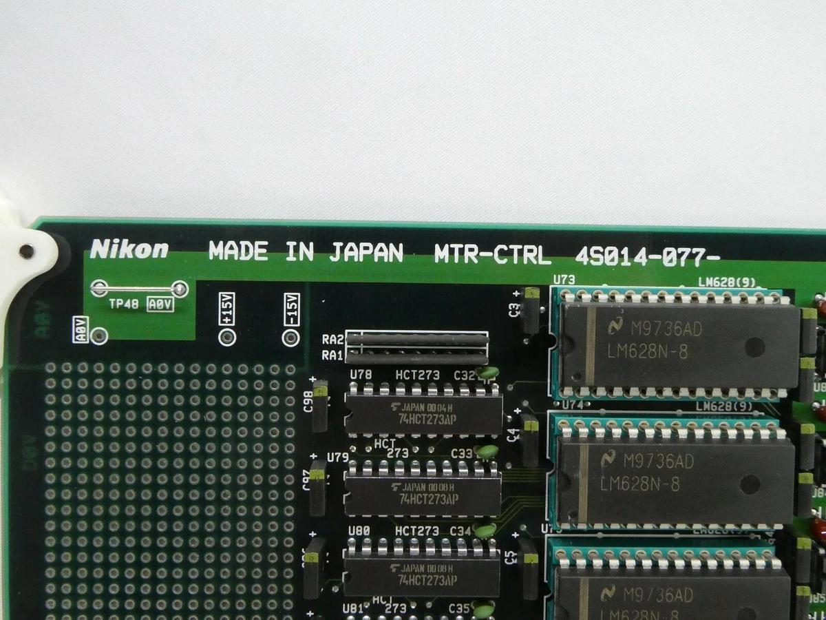 Used Nikon 4S014-077 Motor Control PCB Card MTR-CTRL NSR System Working Surplus