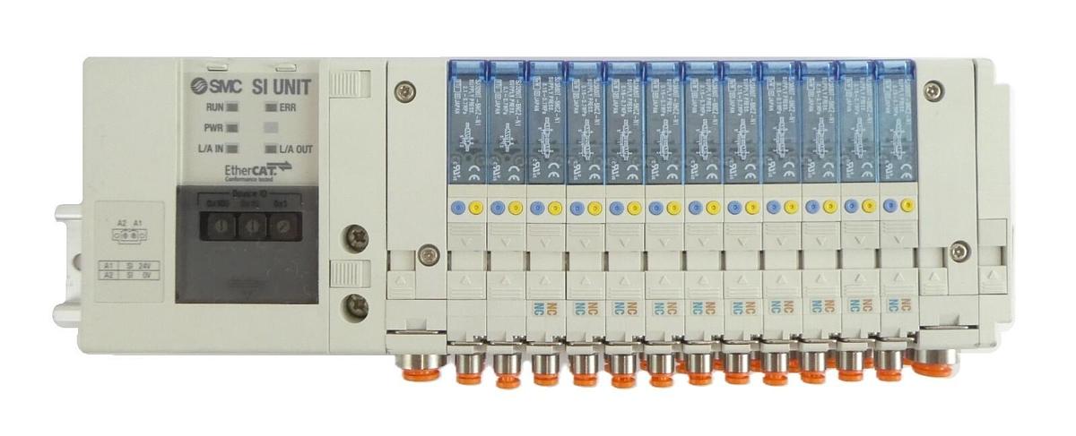 Used SMC EX180-SEC5-X231 12-Port Pneumatic Manifold AMAT 4060-01525 Working Spare