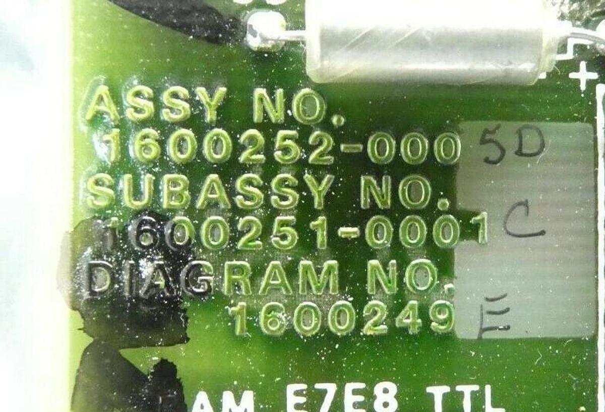 Used Texas Instruments 1600252-000 RAM Module PCB Card TM990/203A-2 Varian 115679002