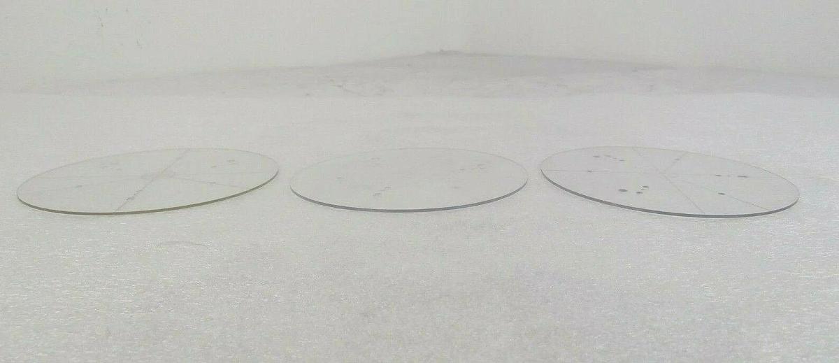 Used SVG Silicon Valley Group 90S 150mm Plastic Calibration Wafer Lot of 3 Working