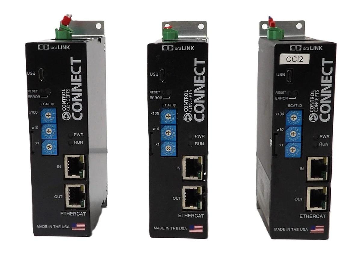 Used Control Concepts FG-X-C-10-E104 DeviceNet Connect Gateway Lot of 3 Working