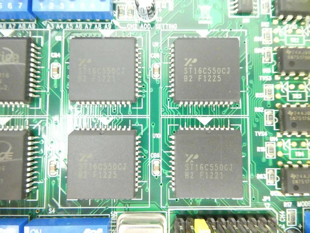 Used Advantech PCL-746+ 4-Port Communications PCB Card RS-232/422/485 ASM Working