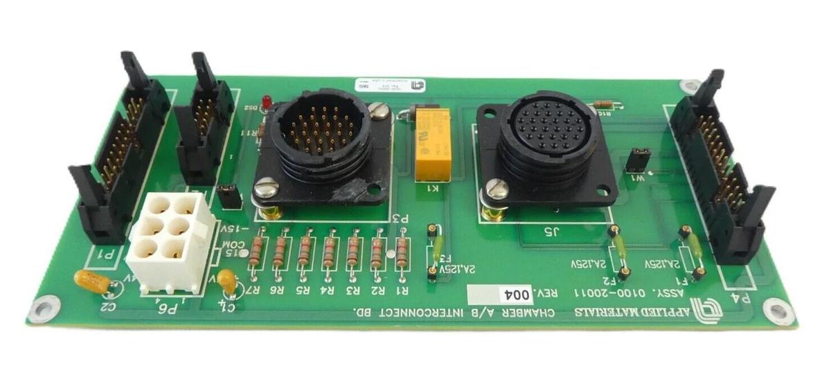Used AMAT Applied Materials 0100-20011 Chamber A/B Interconnect PCB Working Surplus