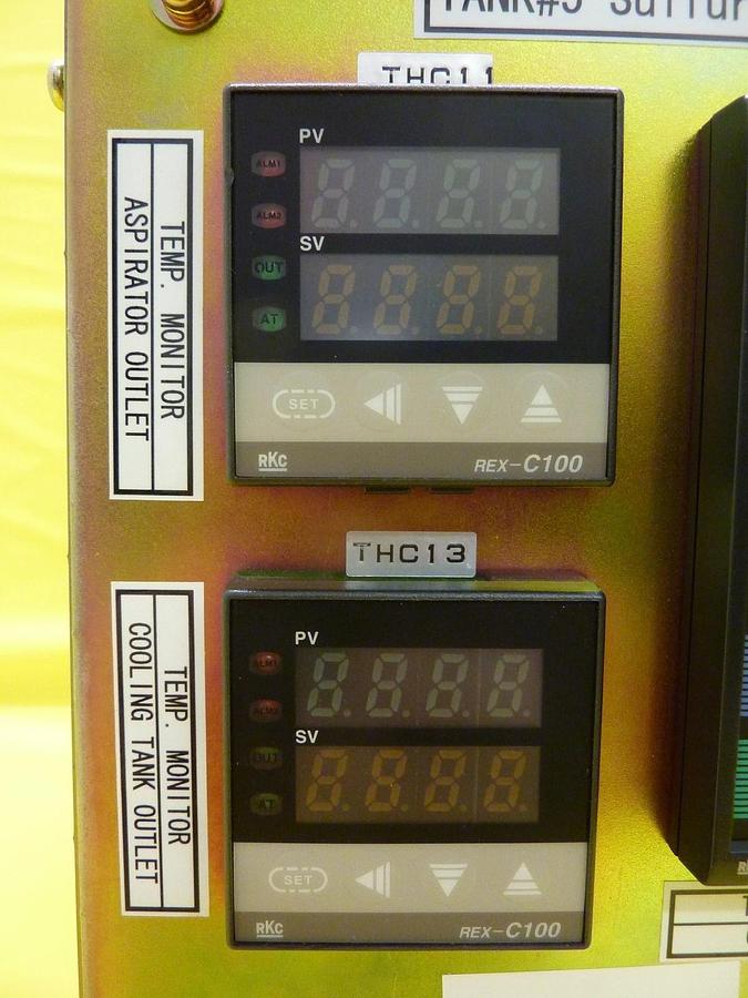 Used DNS Screen TANK#5 Sulfuric 120C Temperature Monitor Cooling Tank FC-3000 Used