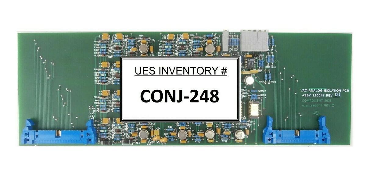 Used Genus 320047 VAC Analog Isolation PCB Varian Semiconductor VSEA D320047 Working