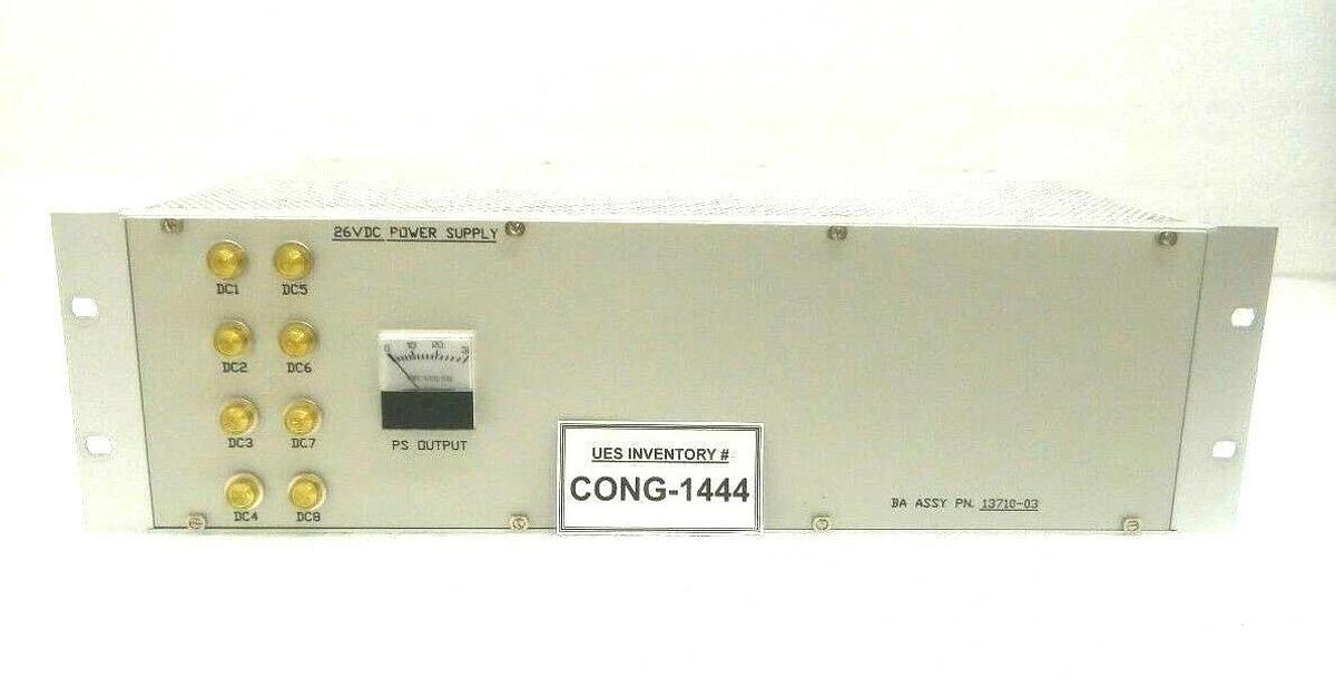 Used Brooks Automation 001-3710-03 26VDC Power Supply 13710-03 Rev. J Used Working