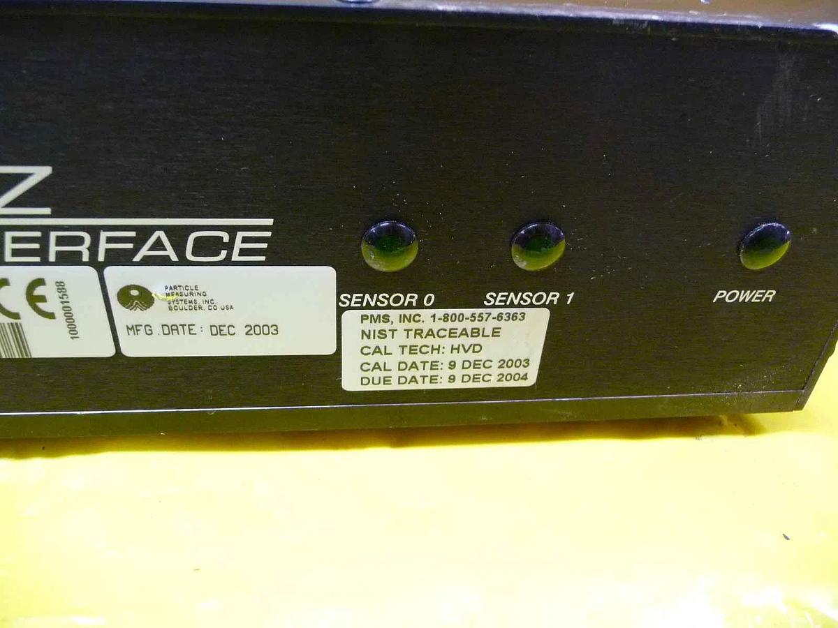 Used Particle Measuring Systems VacuLaz Interface Measuring Module FiberVac Surplus