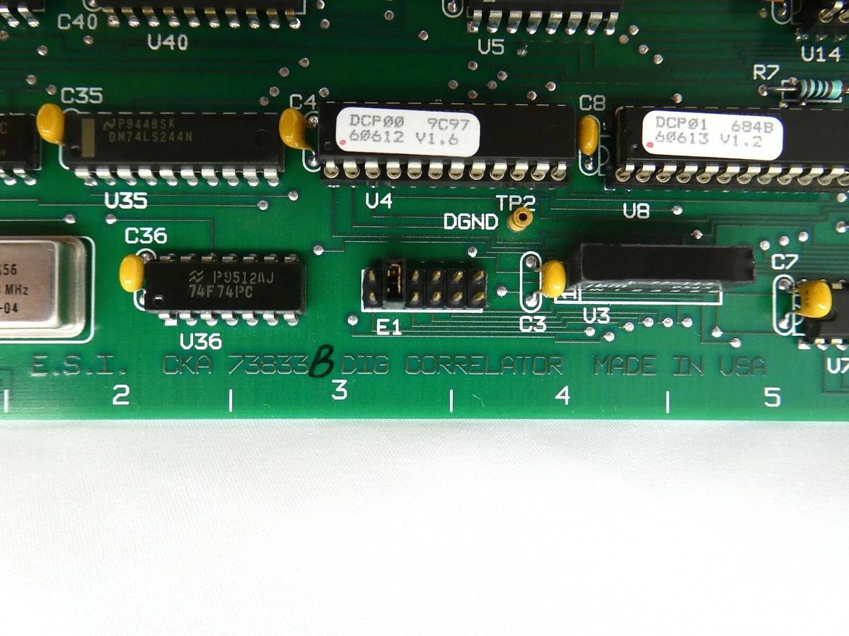 Used ESI Electro Scientific Industries CKA 73833 DIG Correlator PCB Card Working