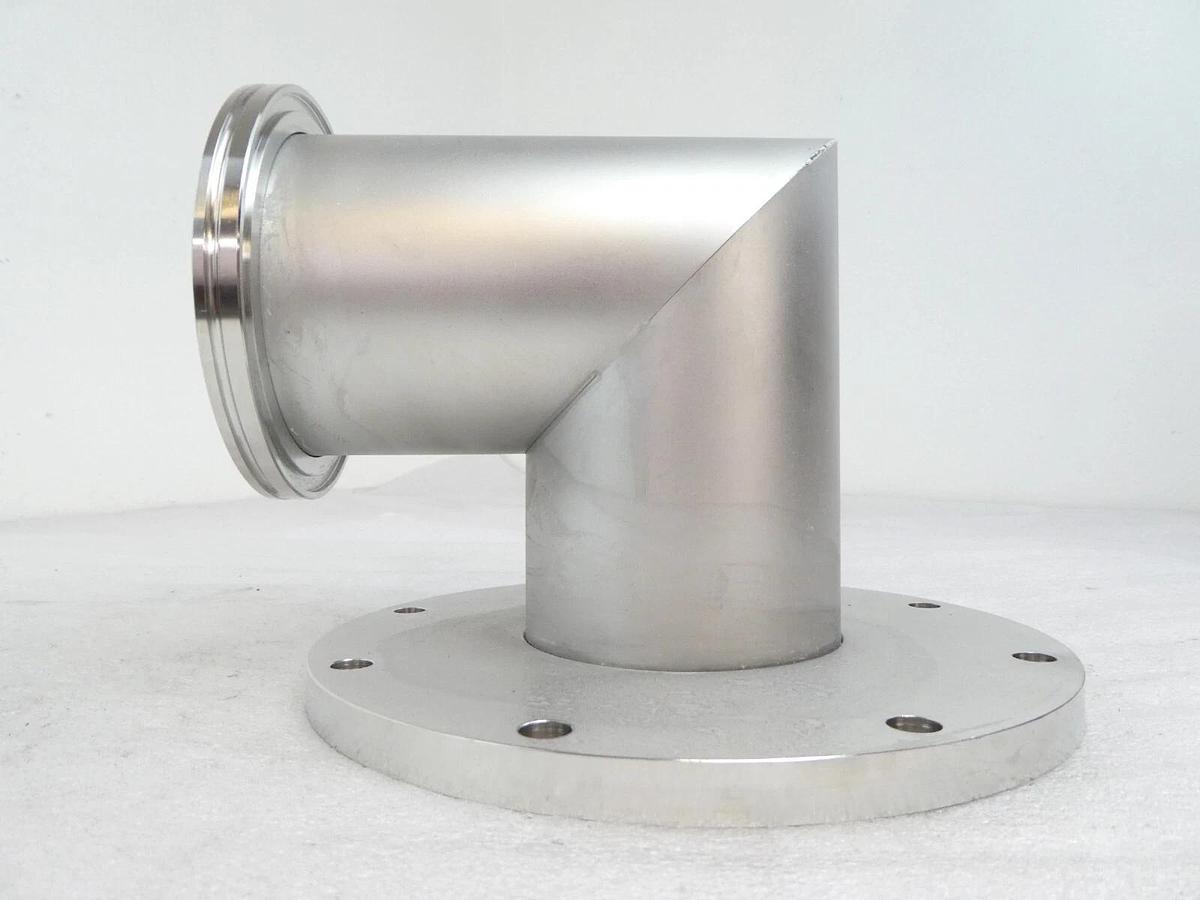 Used Novellus Systems 60-00099-00 UHV 90° Right Angle ISO100 Vacuum Flange Working