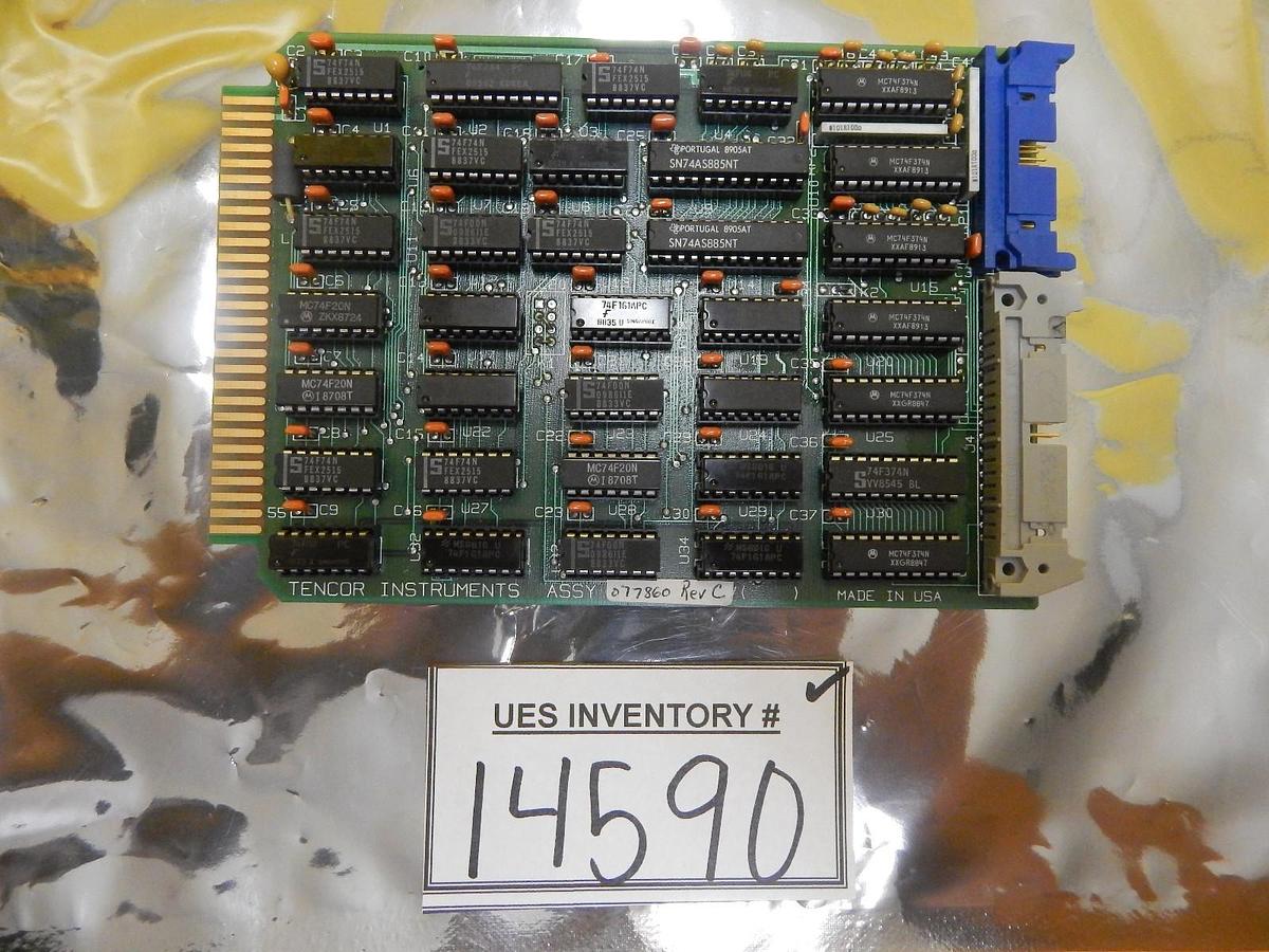 Used Tencor Instruments 077860 PCB Card 058629 Surfscan 4500 KLA-Tencor Used Working