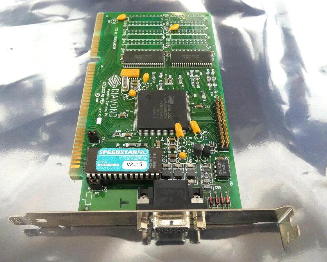 Used Diamond Computer Systems FTUISA5426A Graphics Card AMAT 0660-01707 PCB Working
