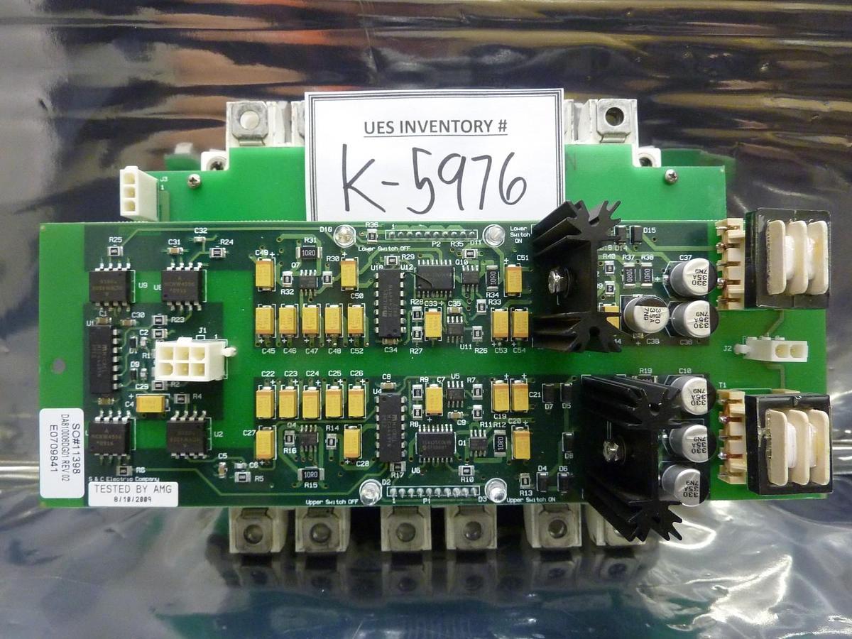 Used S&C Electric DA810001DG01 IGBT Gate Resistor Board PCB DA810006DG01 Used Working